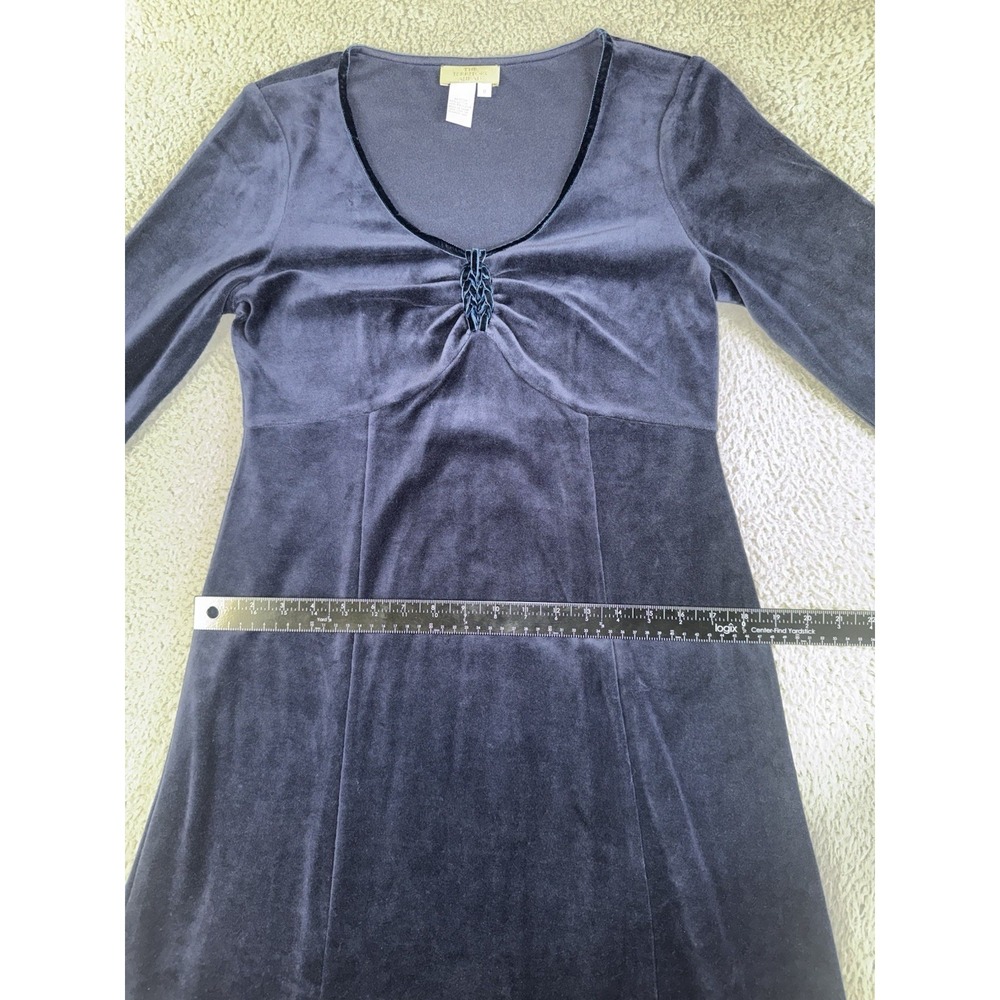 The‎ Territory Ahead Dress Women 8P Velvet Babydoll Whimsigoth Peasant Cottage - Picture 7 of 10